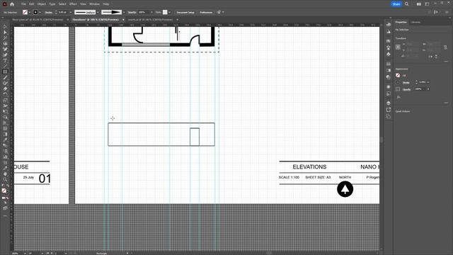 How to create elevation drawings using Adobe Illustrator смотреть онлайн