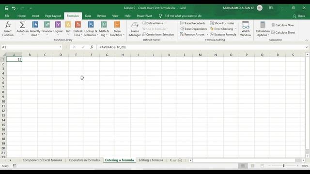 MS Excel Malayalam Course - Lesson 9 смотреть онлайн