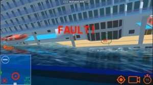 Island Princess Sinking - Ship Handling Simulator - Ship Mooring 3D