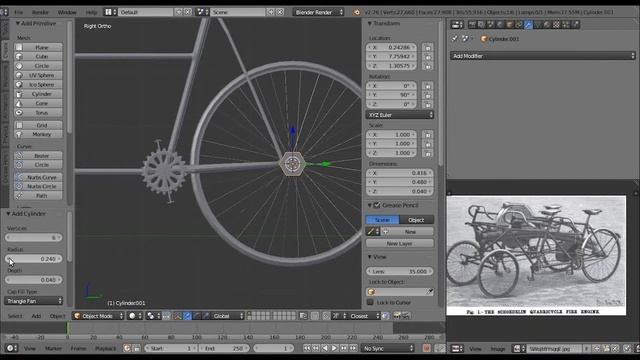 [Tutorial Timelapse] Geometric Models Labs TV - # 2018-Tut002 [HD] Ретро пожежний вело квадрицикл смотреть онлайн