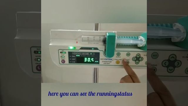 Syringe Pump | How To Operate Syringepump | Medcaptain SYS3011