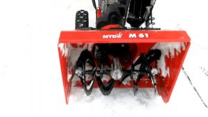 Заводим снегоуборщик