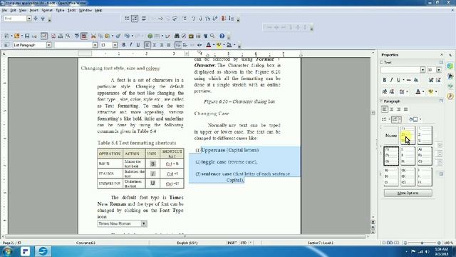#32 - Open office writer Part 2 - computer application , computer technology смотреть онлайн