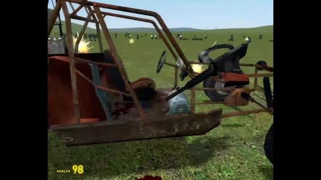 I kill the entire combine army with a jeep (gmod) смотреть онлайн