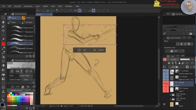 Speed painting // Sketch practice-- Body poses смотреть онлайн