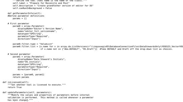 GIS: Making Parameter List Update/Refresh in Python Toolbox? смотреть онлайн