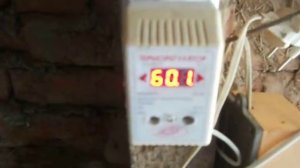 Воздушный солнечный коллектор в -15 температура на выходе. Air solar collector