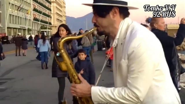 Томко В.В,Зачётный саксофонист на знаменитой набережной Неаполя ????????????? смотреть онлайн