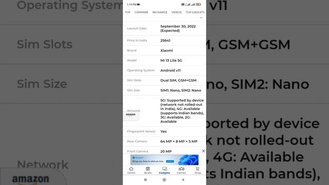 MI 13 Lite 5G Full Review Gaming , processor , speed and many more. смотреть онлайн