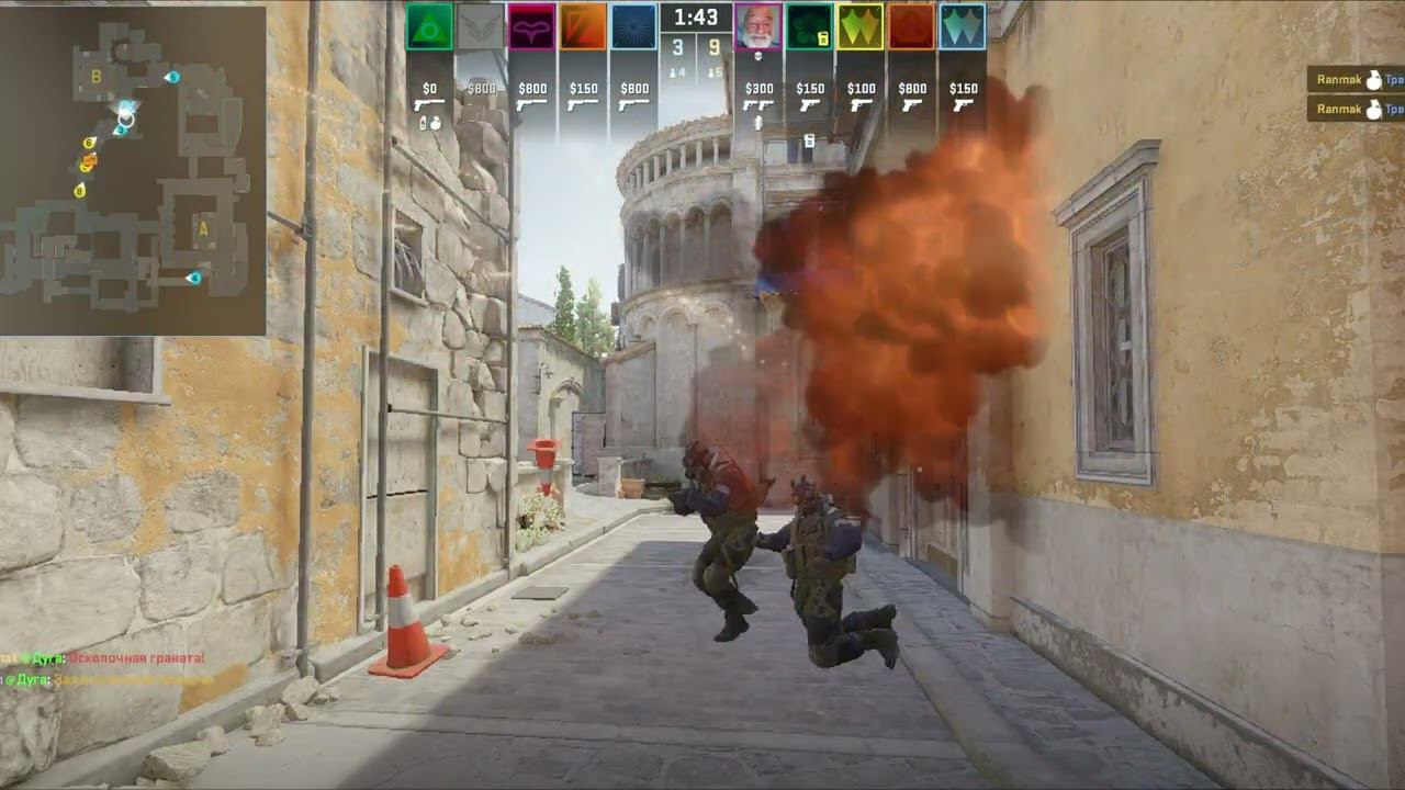 Хэдшот гранатой! Headshot grenade! #cs #cs2 #csgo #counterstrike #counterstrike2 #moments #epic #lol смотреть онлайн