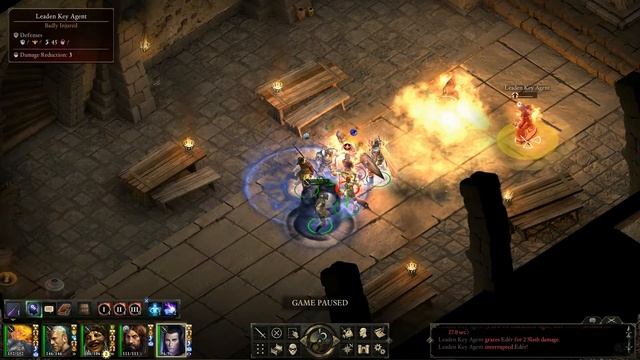 Pillars of Eternity Evil Playthrough in Hard (HD) - Second Leaden Key Agents' Attack смотреть онлайн