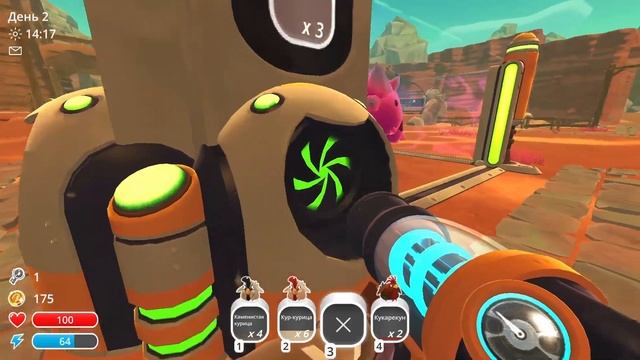 Начало приключений со слаймами в игре Slime Rancher! #1 смотреть онлайн