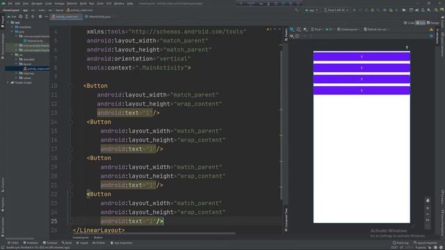 Android Bangla Tutorial 14: Linear Layout | Java | Android App development смотреть онлайн