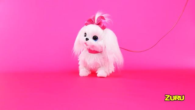 Игрушка Zuru Pets Alive щенок на поводке интерактивная 9531
