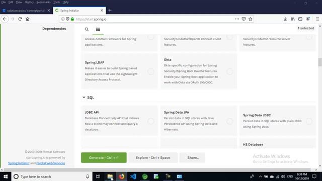 Spring Boot setup смотреть онлайн