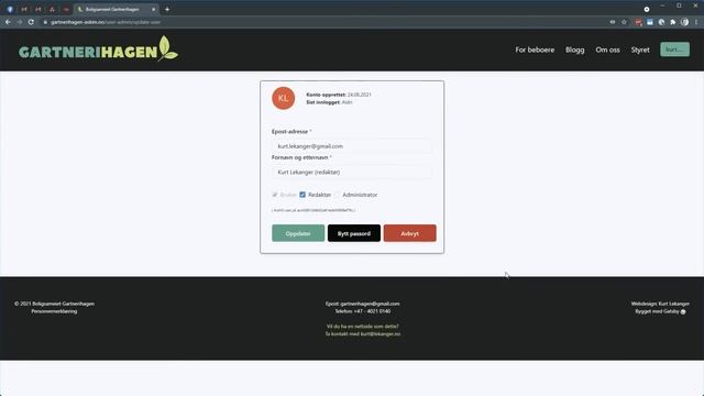 Nye websider for boligsameiet, laget med Gatsby, Chakra UI og Auth0. смотреть онлайн