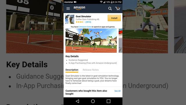 Como Descargar Goat Simulator Gratis para tu Android desde AMAZON 2017 смотреть онлайн