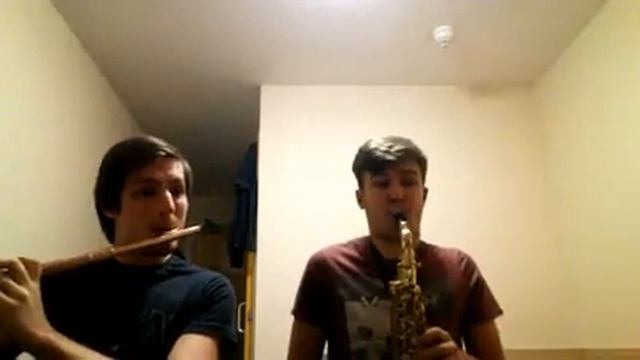 Mario - Flute and Saxophone Duet смотреть онлайн