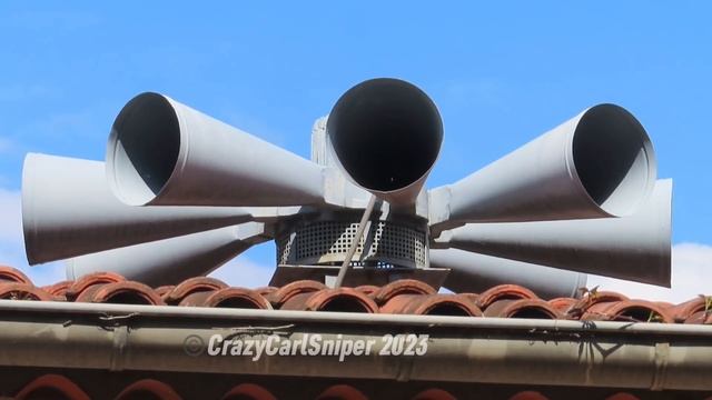 Warning Siren Test - Théoule-sur-Mer, France - April 2023