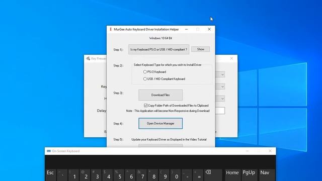 Auto Key Presser for Games running on Windows with USB or Wireless Keyboard смотреть онлайн