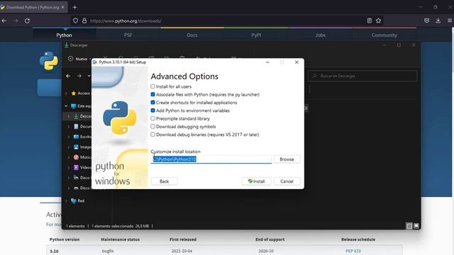 ?CÓMO Descargar e Instalar Python3 - 2022 ? en Windows 11 смотреть онлайн