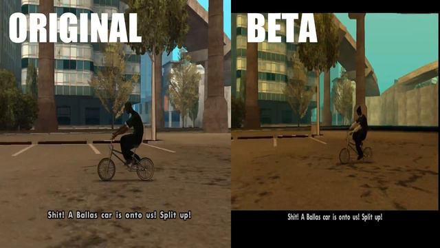 GTA San Andreas Original Vs Beta Comparison смотреть онлайн