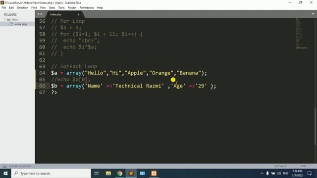 P7 - PHP Full Course Explained Foreach Loop By Technical Razmi смотреть онлайн