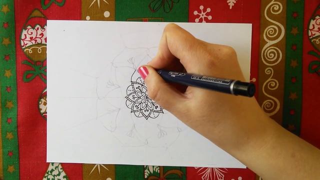 Как нарисовать мандалу! Рисунок антистресс смотреть онлайн