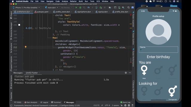 Build Flutter Tinder Clone with Firebase & BLoC #19/41 Profile Page смотреть онлайн