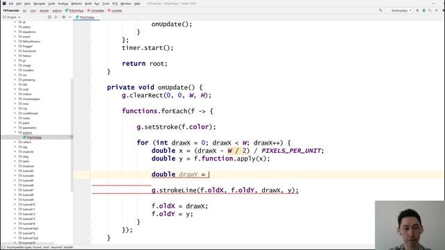 JavaFX Software: Polynomial Function Visualizer смотреть онлайн