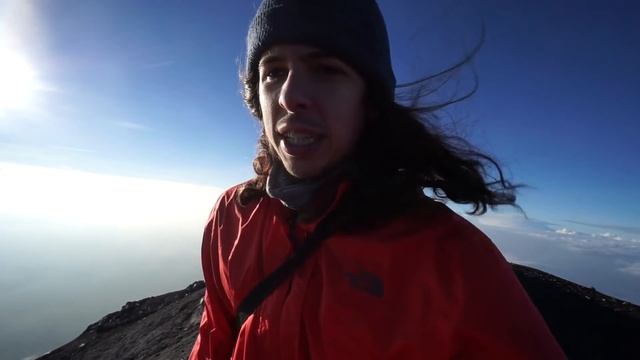 The Mount Semeru Volcano ERUPTED! Hiking Volcanoes in Indonesia! смотреть онлайн