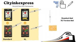 How to refill a HP 305, HP 305xl & HP 67 Black ink cartridge