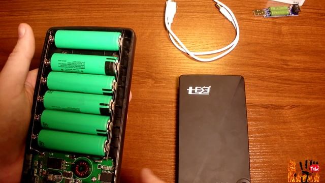 Powerbank  6x18650 на 5v, 9v, 12v