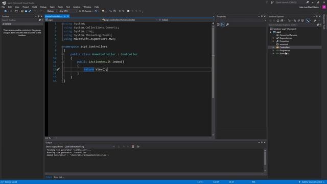 #010 - ASP NET Core 2 - Criando um projeto MVC a partir de projeto vazio смотреть онлайн