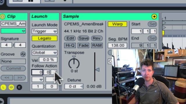 Ableton Live Slice by Grid смотреть онлайн