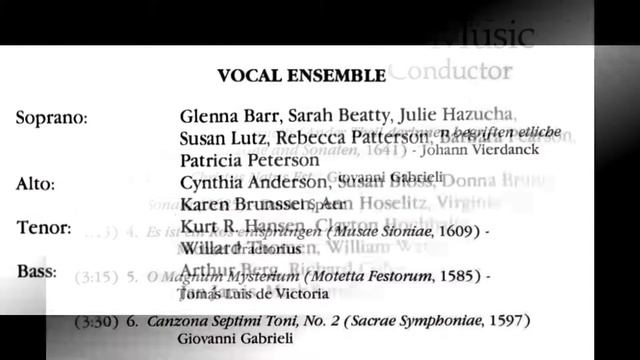 Thomas Wikman Music of the Baroque - Brass and Choral Music Side One смотреть онлайн