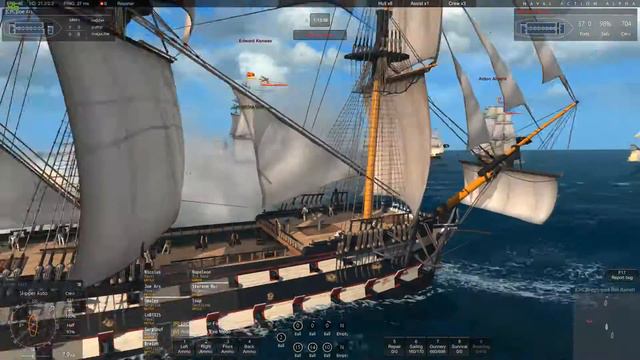 Naval Action - Saint Pavel - Mission de flotte 9.7 15 avril 2e смотреть онлайн