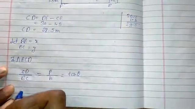 Class 10 ll Chapter 9.1 Some Application of Trigonometry ll Question no. 6 смотреть онлайн