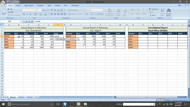 Data Consolidate | Microsoft Excel Chapter 7 | in Excel | Consolidation in Excel смотреть онлайн