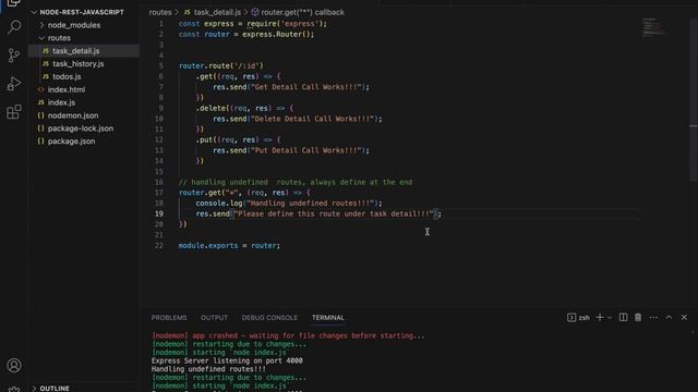 Node REST API With PostgreSQL- JavaScript EP 10 - Undefined and Default Routes | Bachina Labs EP72 смотреть онлайн