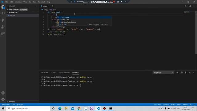 isinstance Function | Code with Lakshit | Python tutorial #21 смотреть онлайн
