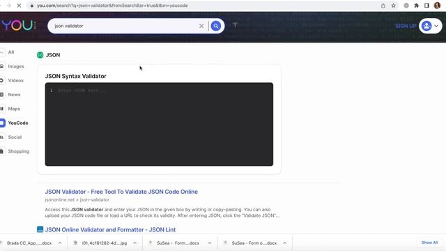 YOUCODE: JSON Validator - A guided demo смотреть онлайн