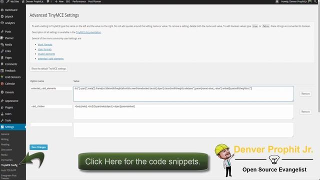TinyMCE Advanced Configuration for WordPress смотреть онлайн