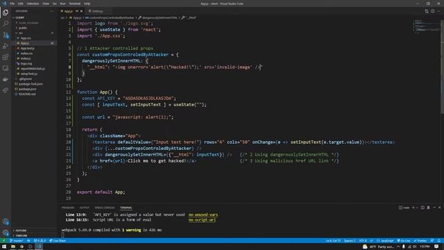 Preventing XSS Attacks in React смотреть онлайн