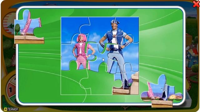 Игра Шагаем по Лентяево смотреть онлайн прохождение ygamervideo lazy town sportacus stefani смотреть онлайн