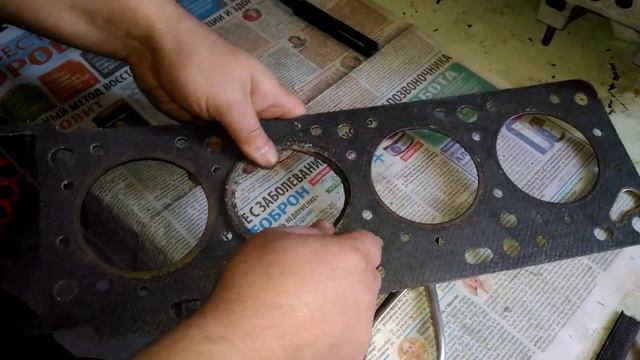 Прокладка ГБЦ на Узам 2.0 смотреть онлайн