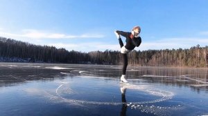 На одном дыхании. Фигурное катание на озере