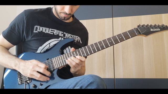 Dream Theater - Under A Glass Moon Guitar Solo Cover смотреть онлайн