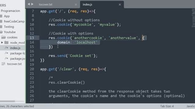 How to clear a cookie in Express смотреть онлайн