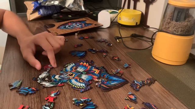 Собираем пазл «волк»🐺 смотреть онлайн